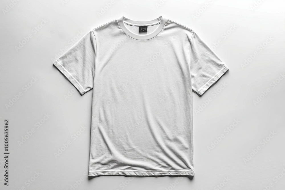 White Tshirt Mockup Isolated created with Generative AI White Tshirt Mockup Isolated created with Generative AI