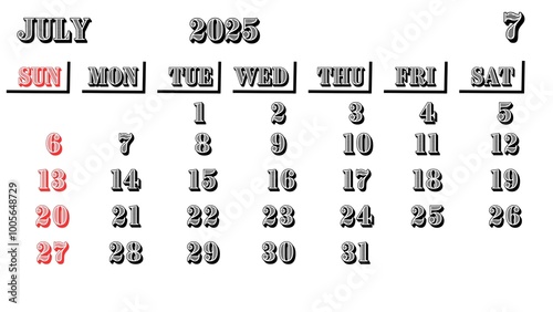 calendar2025