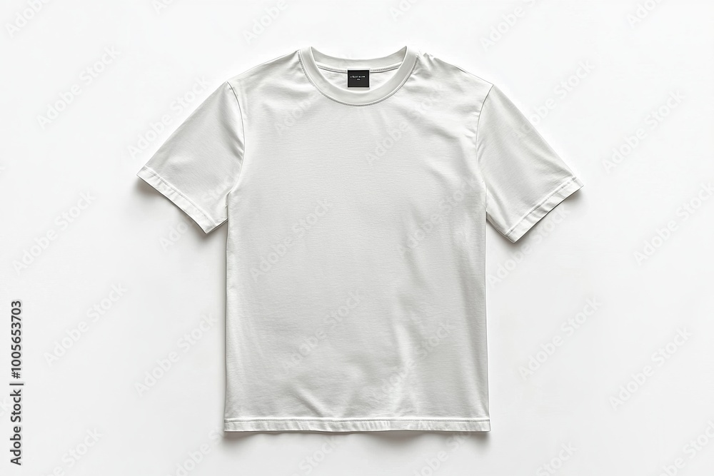 White Tshirt Mockup Isolated created with Generative AI White Tshirt Mockup Isolated created with Generative AI