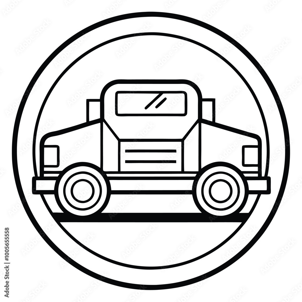 Heavy-duty truck line art logo icon vector artwork design, ideal for automotive, transportation, and commercial vehicle-related projects. Perfect for logos and branding. Heavy-duty truck line art logo icon vector artwork design, ideal for automotive, transportation, and commercial vehicle-related projects. Perfect for logos and branding.