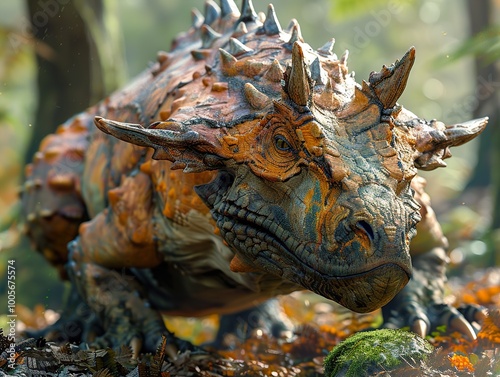 Fantasy Dragon Creature in a Forest Setting