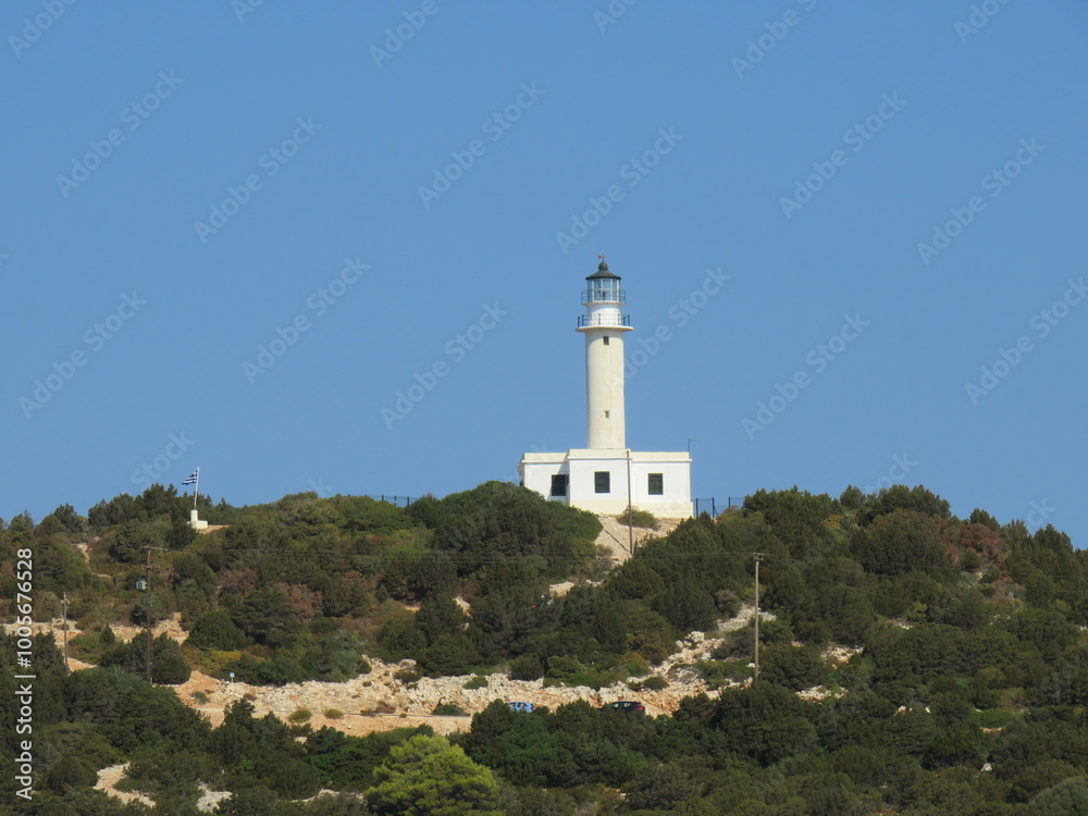 Lighthouse Doukato in Lefkada Lighthouse Doukato in Lefkada