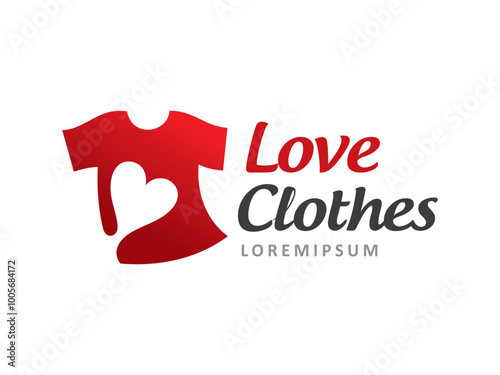 Love Clothes logo symbol or icon template