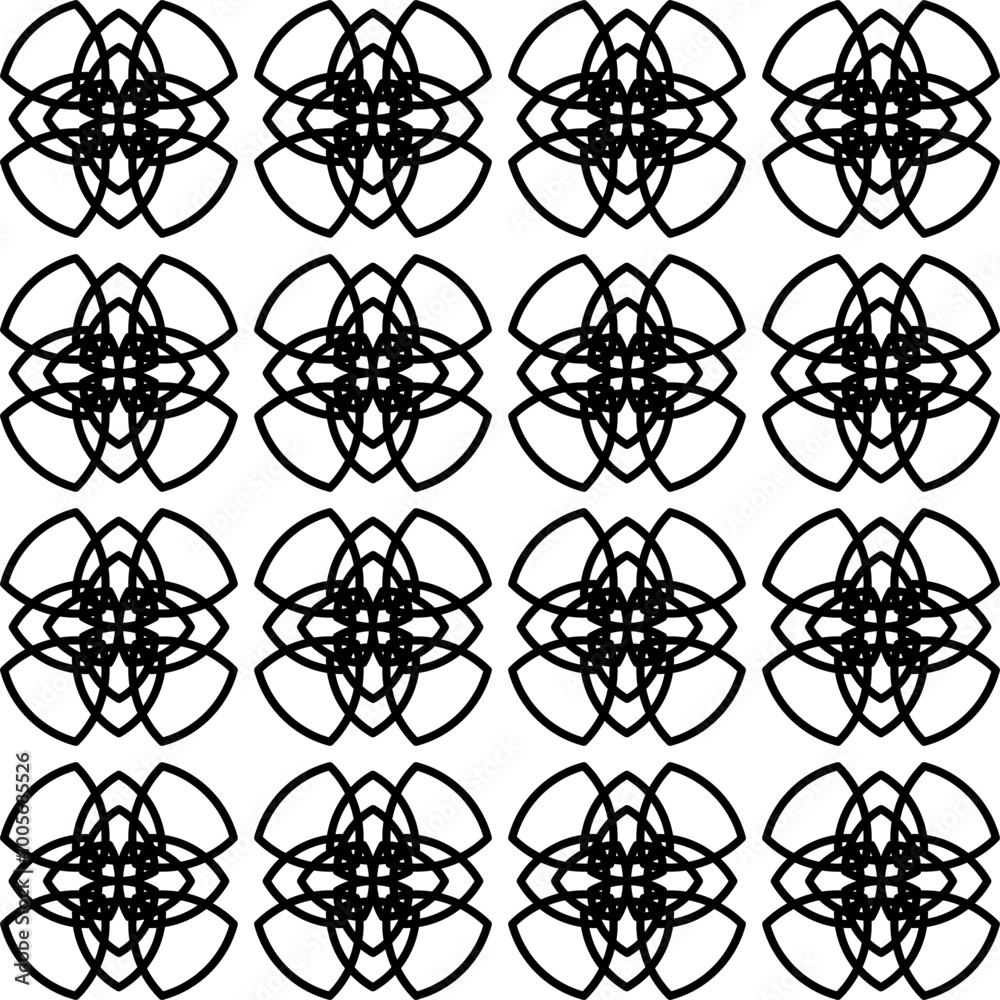 Naklejka premium Vector Geometric Seamless Patterns Collection