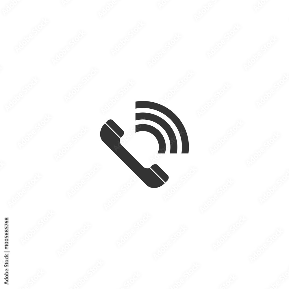 Phone Receiver icon. Call icon isolated on transparent background Phone Receiver icon. Call icon isolated on transparent background