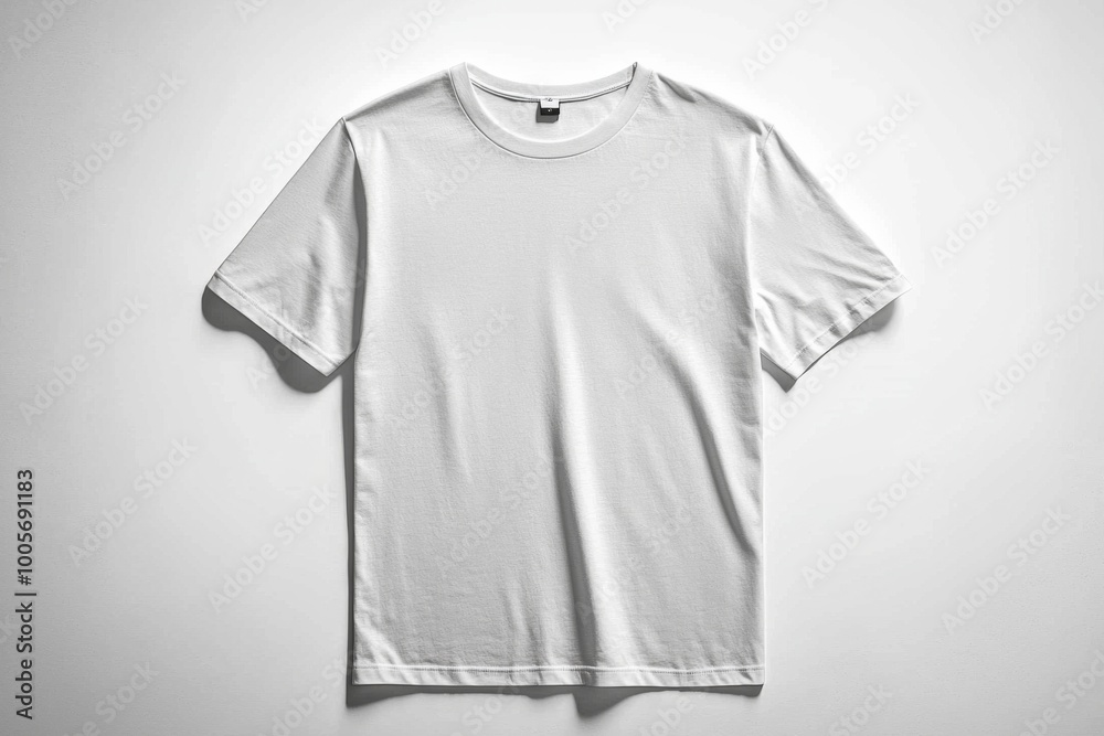 White Tshirt Mockup Isolated created with Generative AI White Tshirt Mockup Isolated created with Generative AI