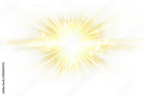 A radiant burst of light, symbolizing energy and inspiration. Perfect for creative projects and uplifting themes.