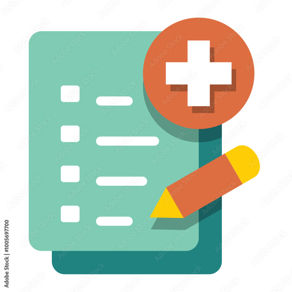 Obraz premium Add Task Icon