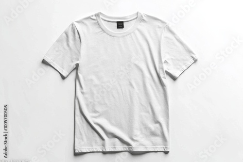 White Tshirt Mockup Isolated created with Generative AI