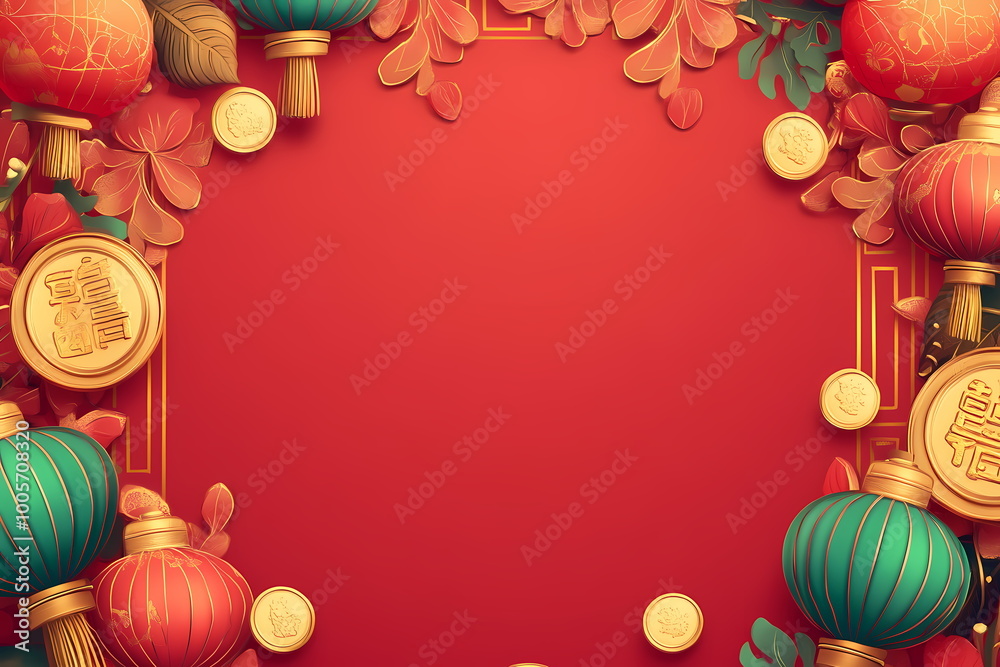 Vibrant Chinese New Year Wallpaper Design Vibrant Chinese New Year Wallpaper Design
