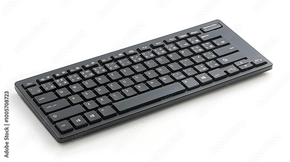 Sleek black wireless keyboard with built-in touchpad, ideal for easy and efficient computing use. Sleek black wireless keyboard with built-in touchpad, ideal for easy and efficient computing use.