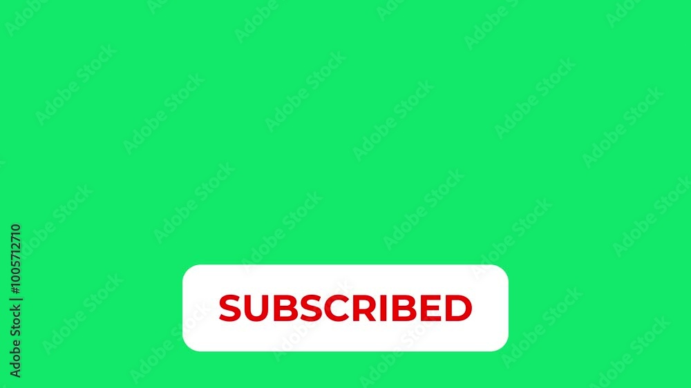Subscribe Button Animation, Subscribing Animation, Animated Subscribe Button on Green Screen | 4K Subscribe Button Animation, Subscribing Animation, Animated Subscribe Button on Green Screen | 4K