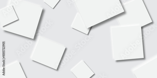 Wallpaper Mural Abstract grey geometric vector background with soft shadow on neutral light grey textured background.3d architecture pattern design. Template for branding business. white paper texture background ..	 Torontodigital.ca