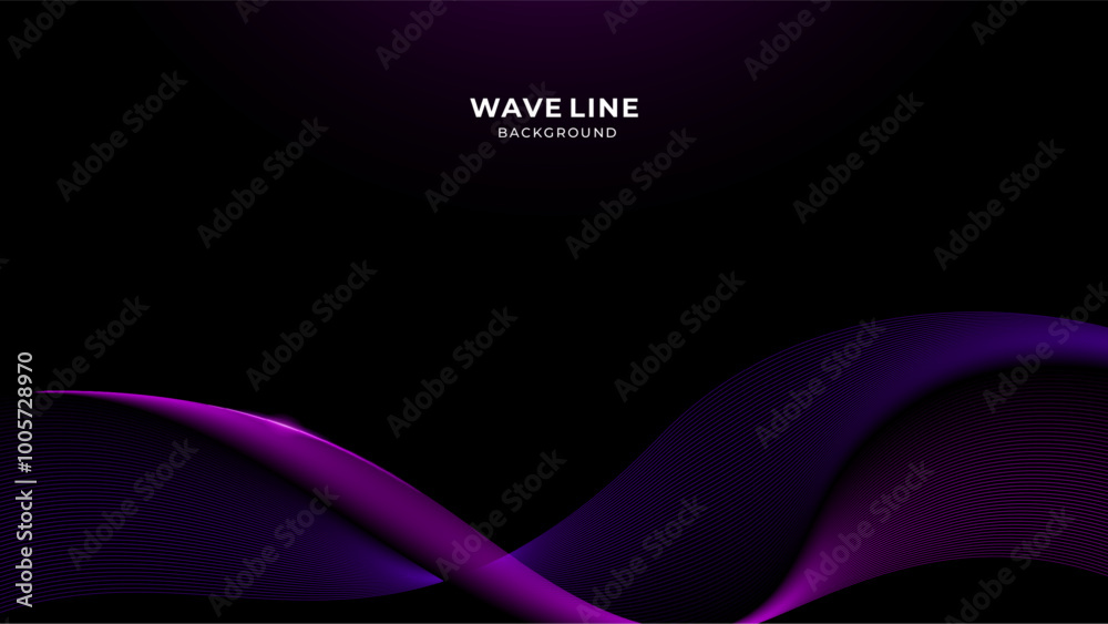 Futuristic wave line background, flowing blue wave Futuristic wave line background, flowing blue wave