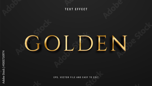 Luxury gold text effect
