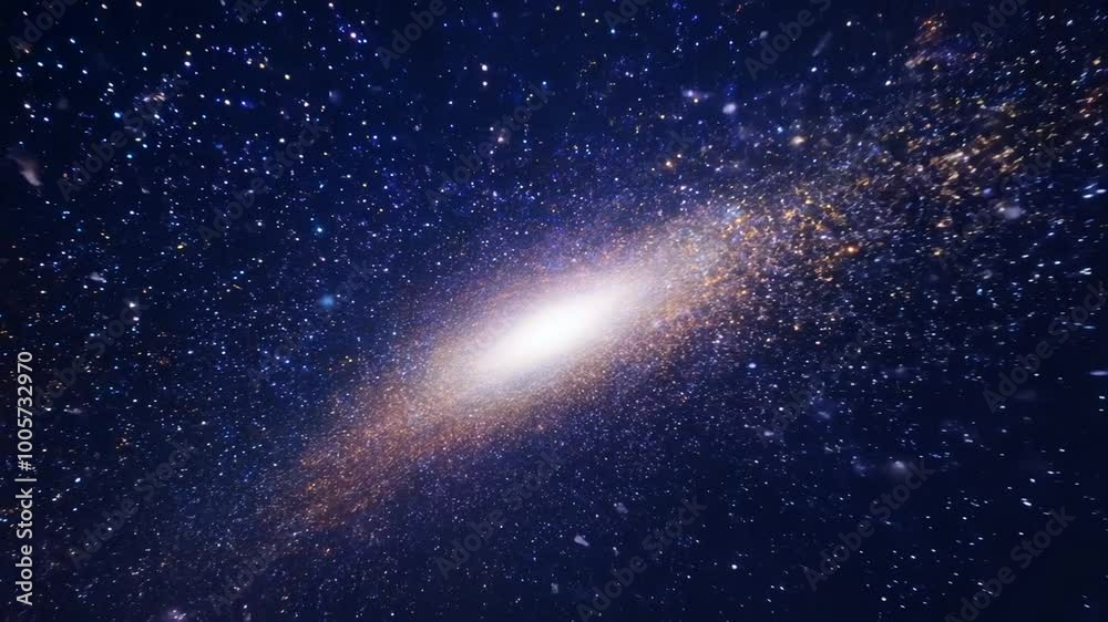 4K Spiral Galaxy with Cosmic Light and Dust in Deep Space 4K Spiral Galaxy with Cosmic Light and Dust in Deep Space
