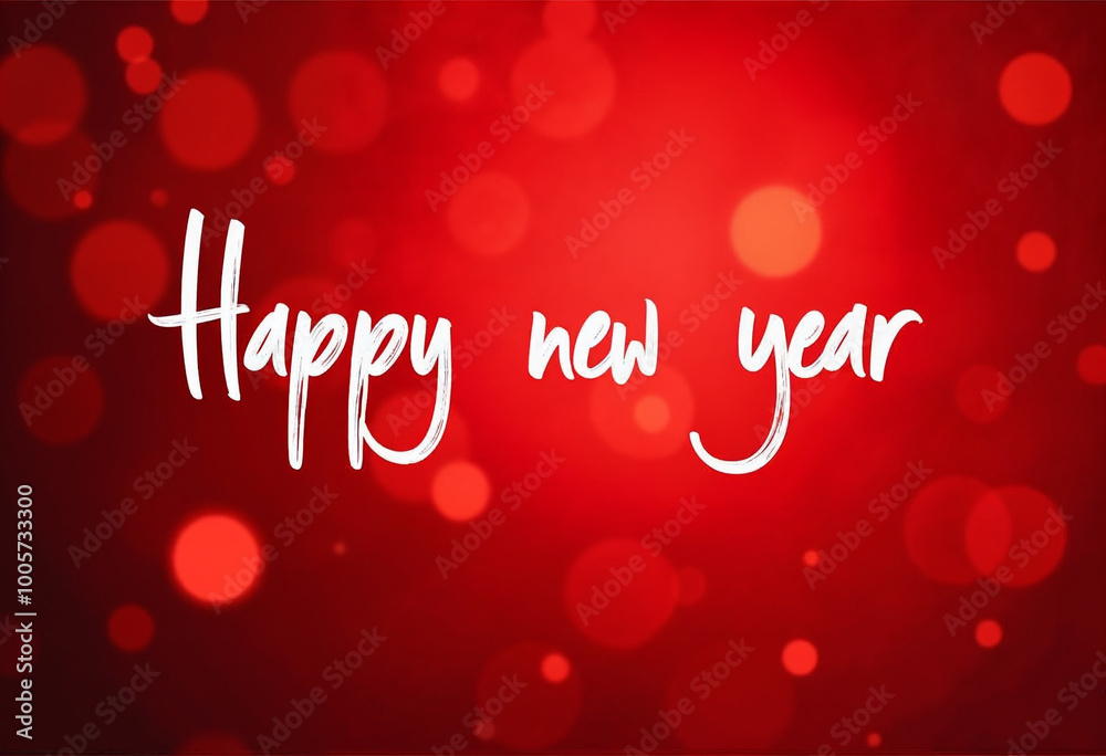 Happy new year red background Happy new year red background