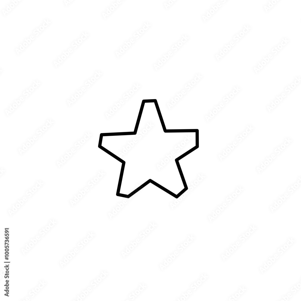 Obraz premium Line stroke competition icon. Editable vector object isolated on white background.