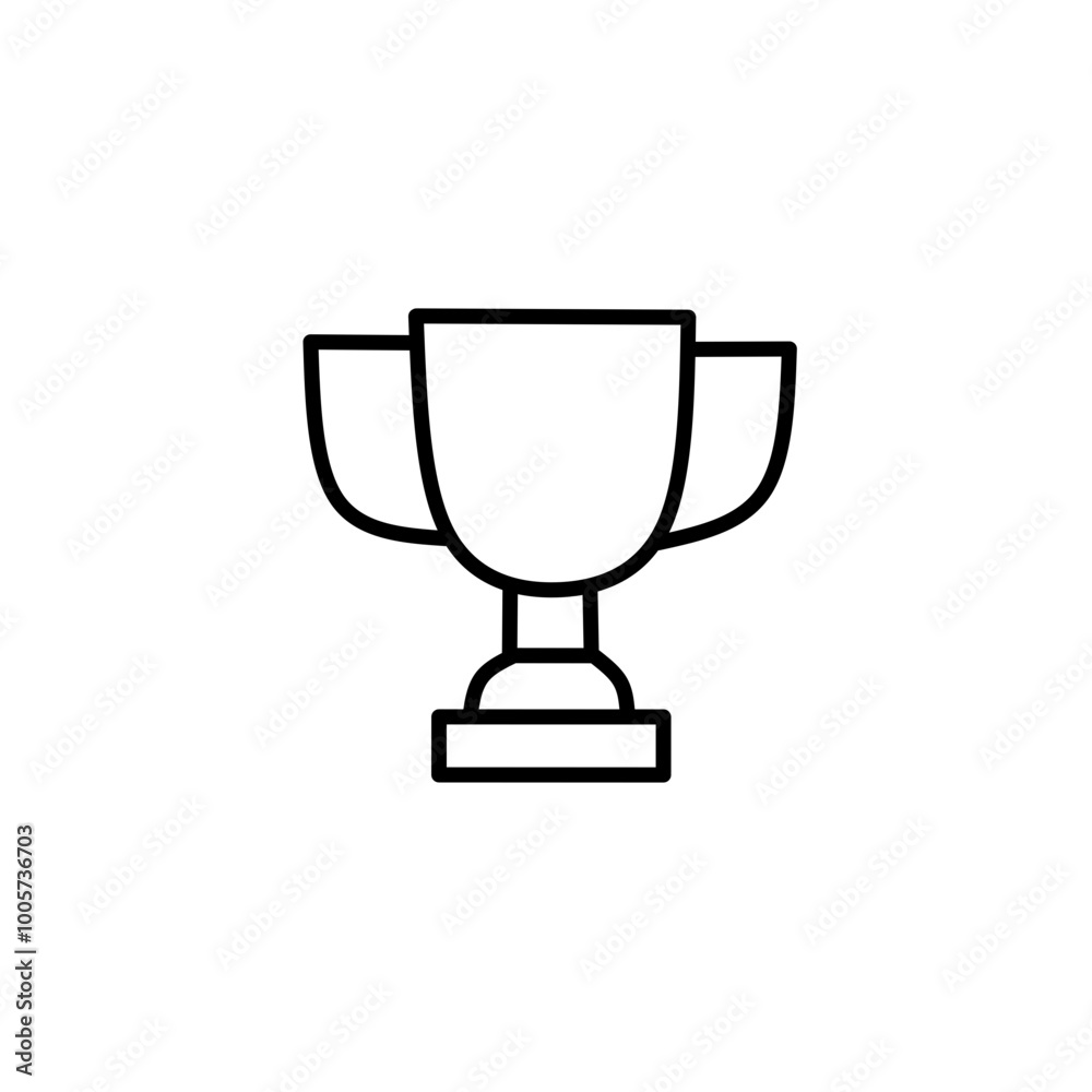 Line stroke competition icon. Editable vector object isolated on white background. Line stroke competition icon. Editable vector object isolated on white background.