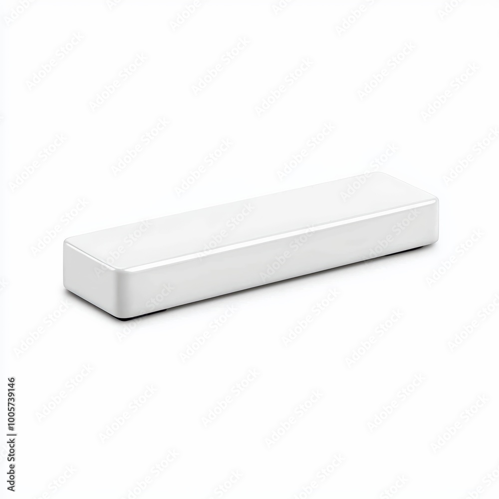Minimalist white block on isolated background, perfect for graphic design or product display. Minimalist white block on isolated background, perfect for graphic design or product display.