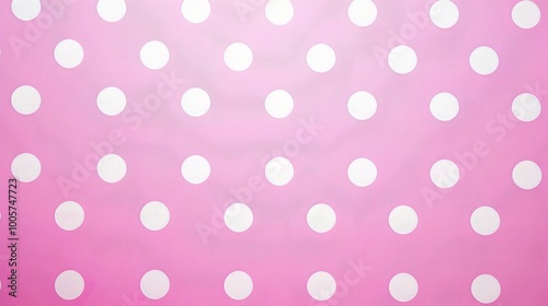 Pretty Pink Polka Dot Texture Background: A Delightful and Feminine Vision. Admire the Charm and Playfulness