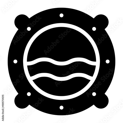 porthole glyph icon