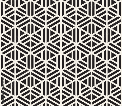 Vector seamless pattern. Modern stylish abstract texture. Repeating geometric tiles