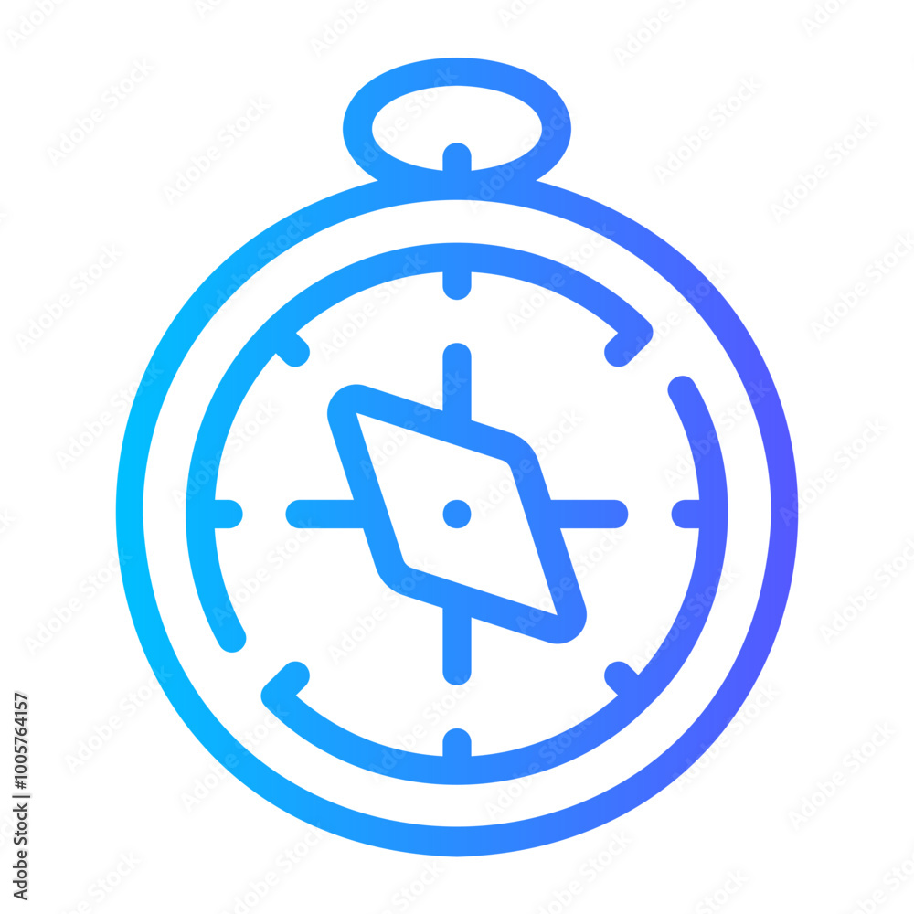 compass gradient icon compass gradient icon