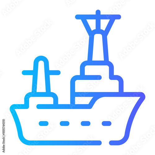 navy gradient icon