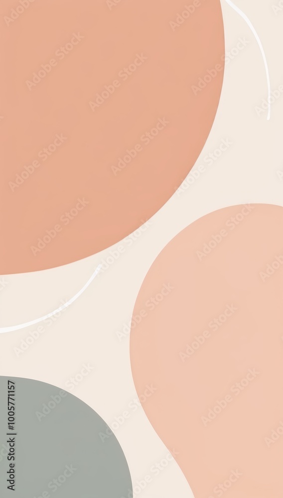 minimalist artwork with overlapping forms in soft hues that evoke a sense of serenity minimalist artwork with overlapping forms in soft hues that evoke a sense of serenity