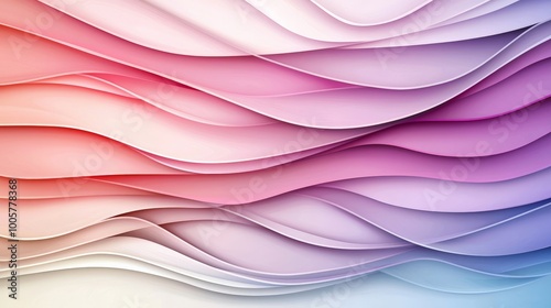 Subtle wave patterns in light pastel pink and purple, with a smooth gradient effect, giving a modern and calming vibe