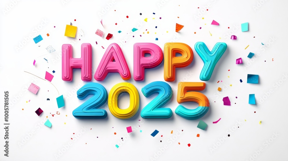 Happy New Year 2025 Word Happy New Year 2025 Word