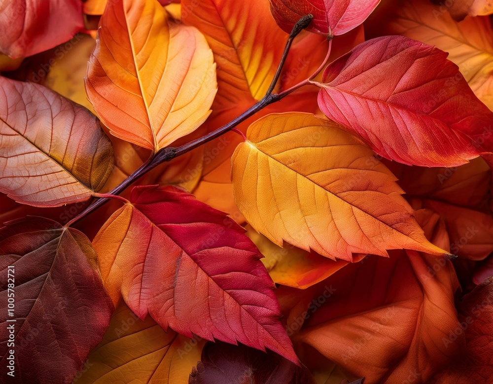 A vibrant collection of red maple leaves showcasing the rich colors of autumn A vibrant collection of red maple leaves showcasing the rich colors of autumn