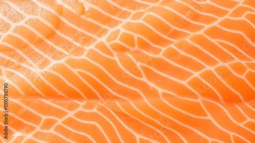 close up of a slice of salmon