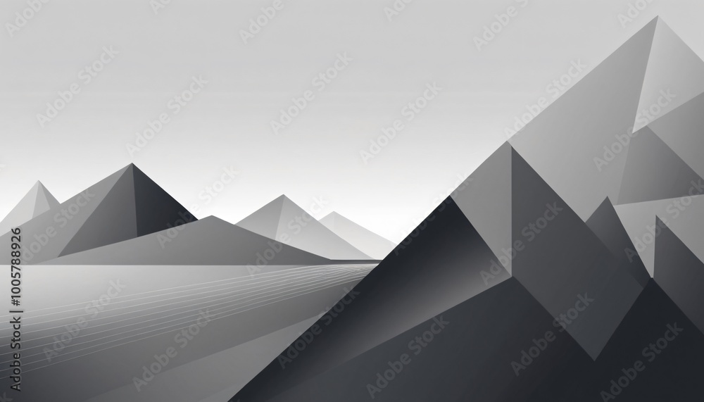 grayscale geometry pattern illustration background grayscale geometry pattern illustration background