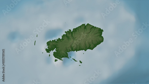 Принти на полотні Rodrigues Island. Mauritius. Physical