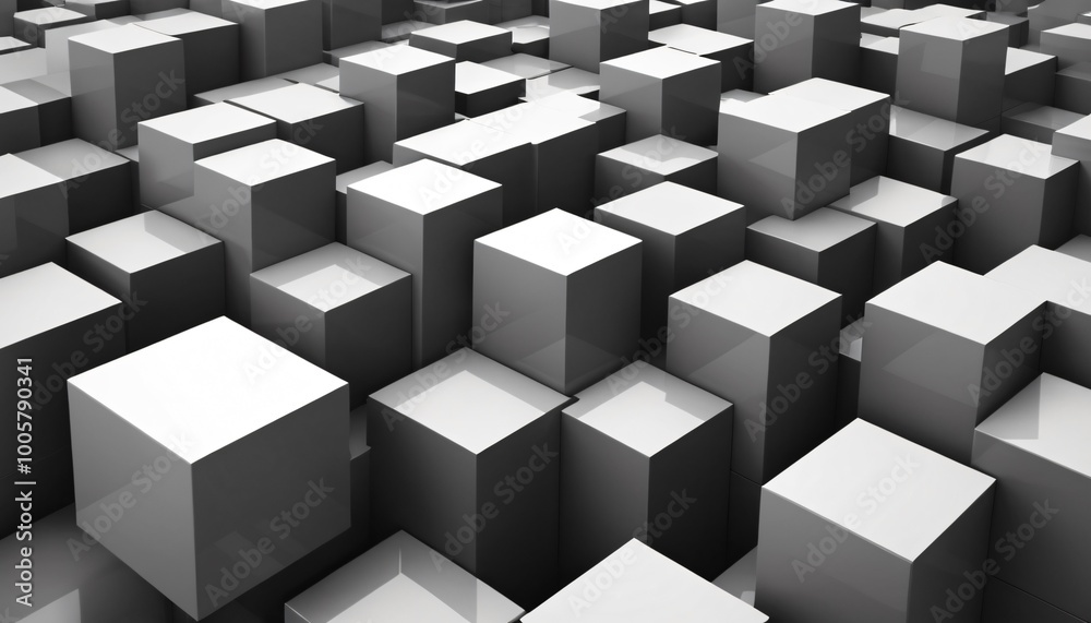 grayscale geometry pattern illustration background