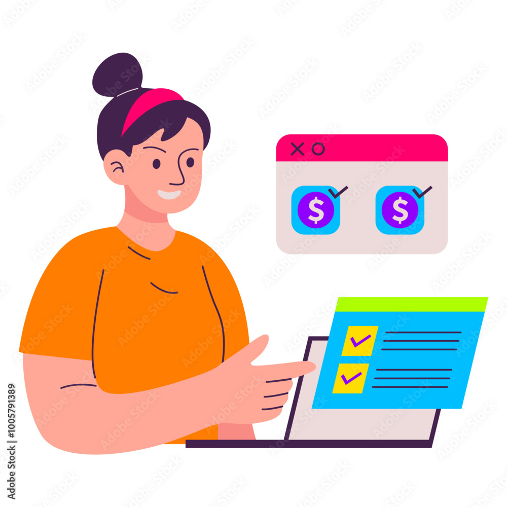 Business Making Illustration Business Making Illustration