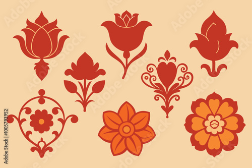 This exquisite collection of vintage Victorian flowers clip art captures the elegance of the past with intricate floral designs. Perfect for invitations, crafts, or vintage-themed projects.