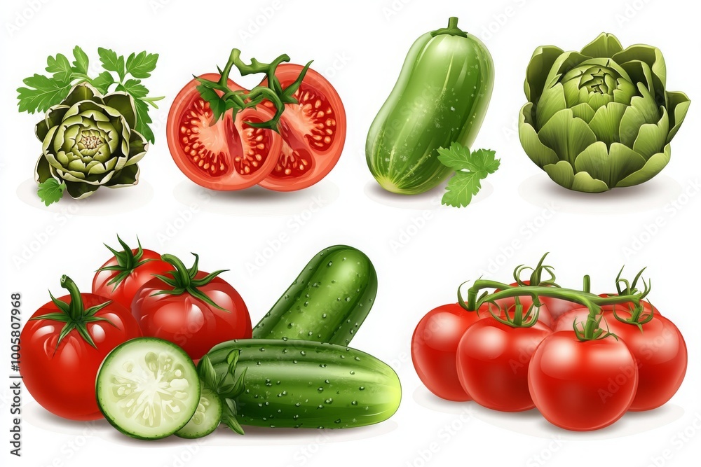Fresh Vegetables Still Life Fresh Vegetables Still Life