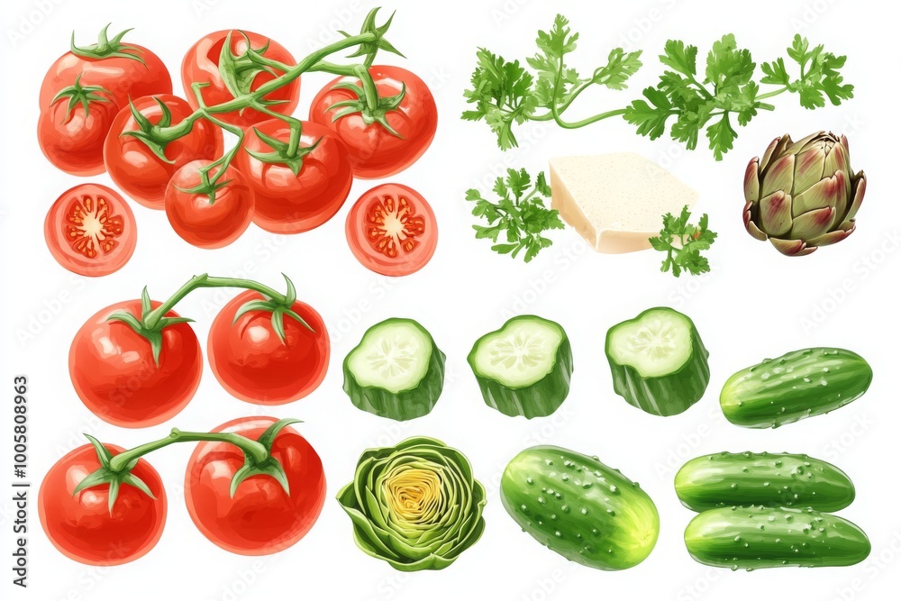 Fresh Vegetables Collage Fresh Vegetables Collage