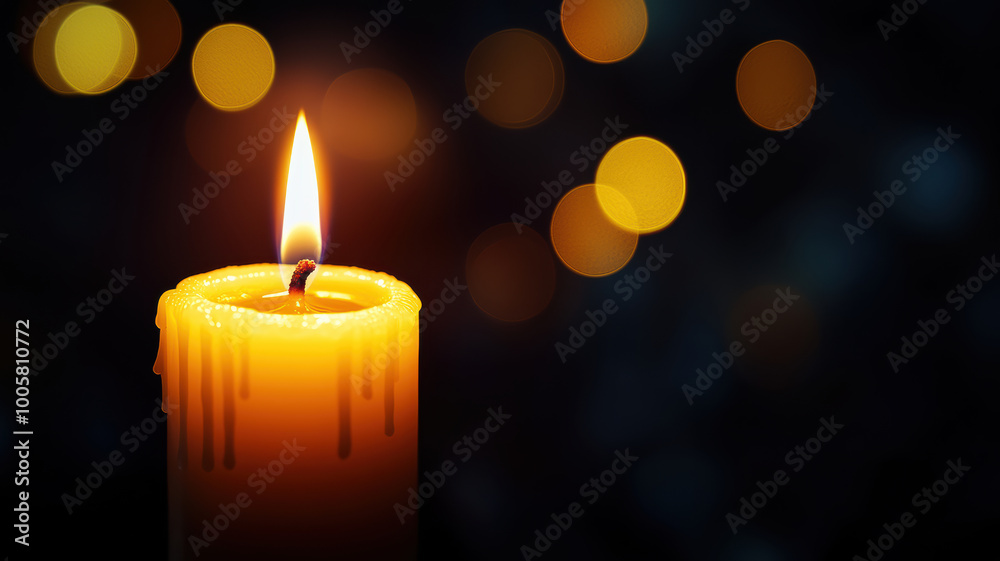 Candlelight Symbolizing Hope and Reflection Candlelight Symbolizing Hope and Reflection