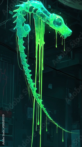 Glowing Slime Monster photo