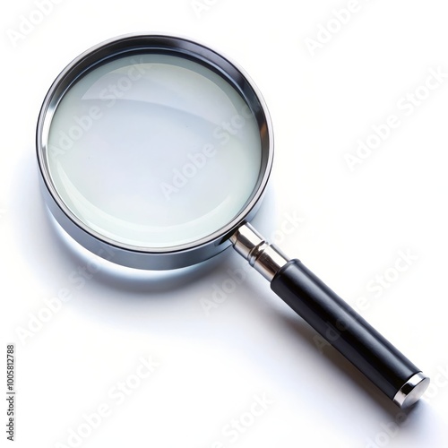 Magnifying Glass Isolated on White Background

