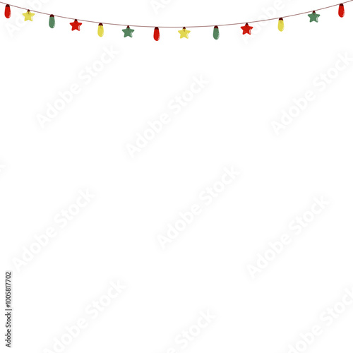 Han Drwan Chrismas Lights
