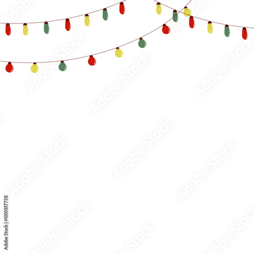 Han Drwan Chrismas Lights
