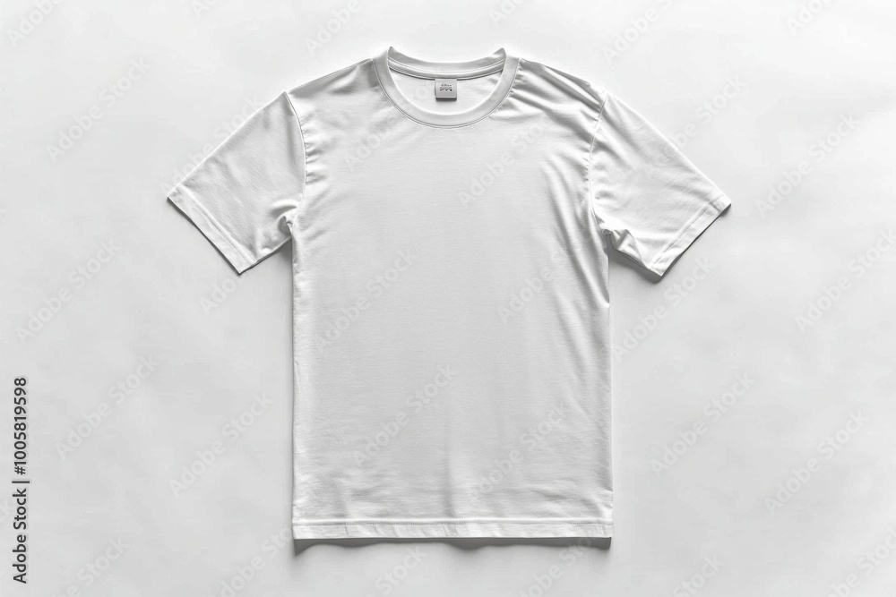 White Tshirt Mockup Isolated created with Generative AI White Tshirt Mockup Isolated created with Generative AI