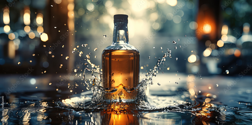 Drop a liquor bottle. Drop a liquor bottle.