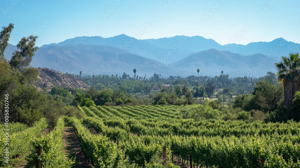 The lush vineyards at GranMonte Vineyard and Winery, with scenic views of the surrounding mountains. The lush vineyards at GranMonte Vineyard and Winery, with scenic views of the surrounding mountains.