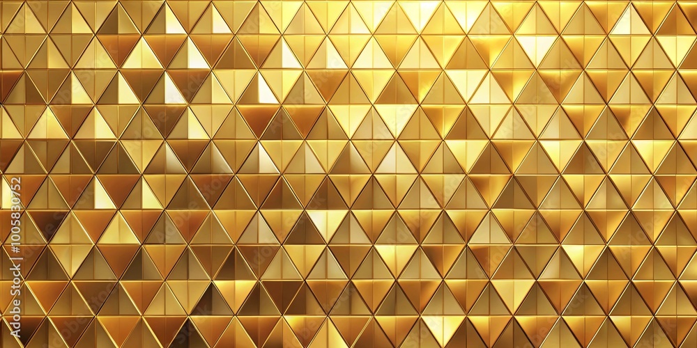 custom made wallpaper toronto digitalGolden Triangles Interlocking, Creating a Shimmering Geometric Pattern